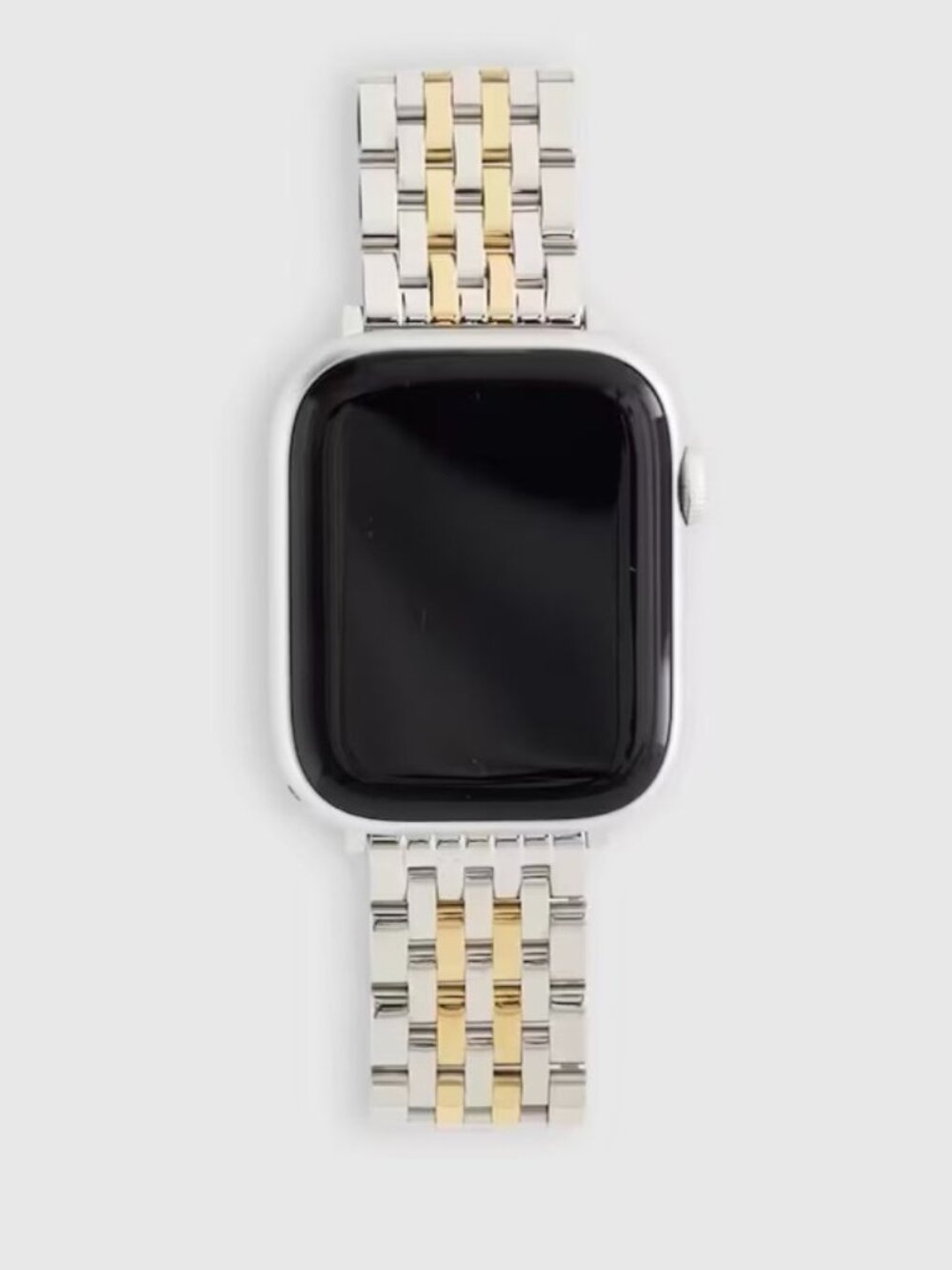 NWT Quince Apple Watch Band Stainless Steel Silver Gold Bracelet 44-49mm
